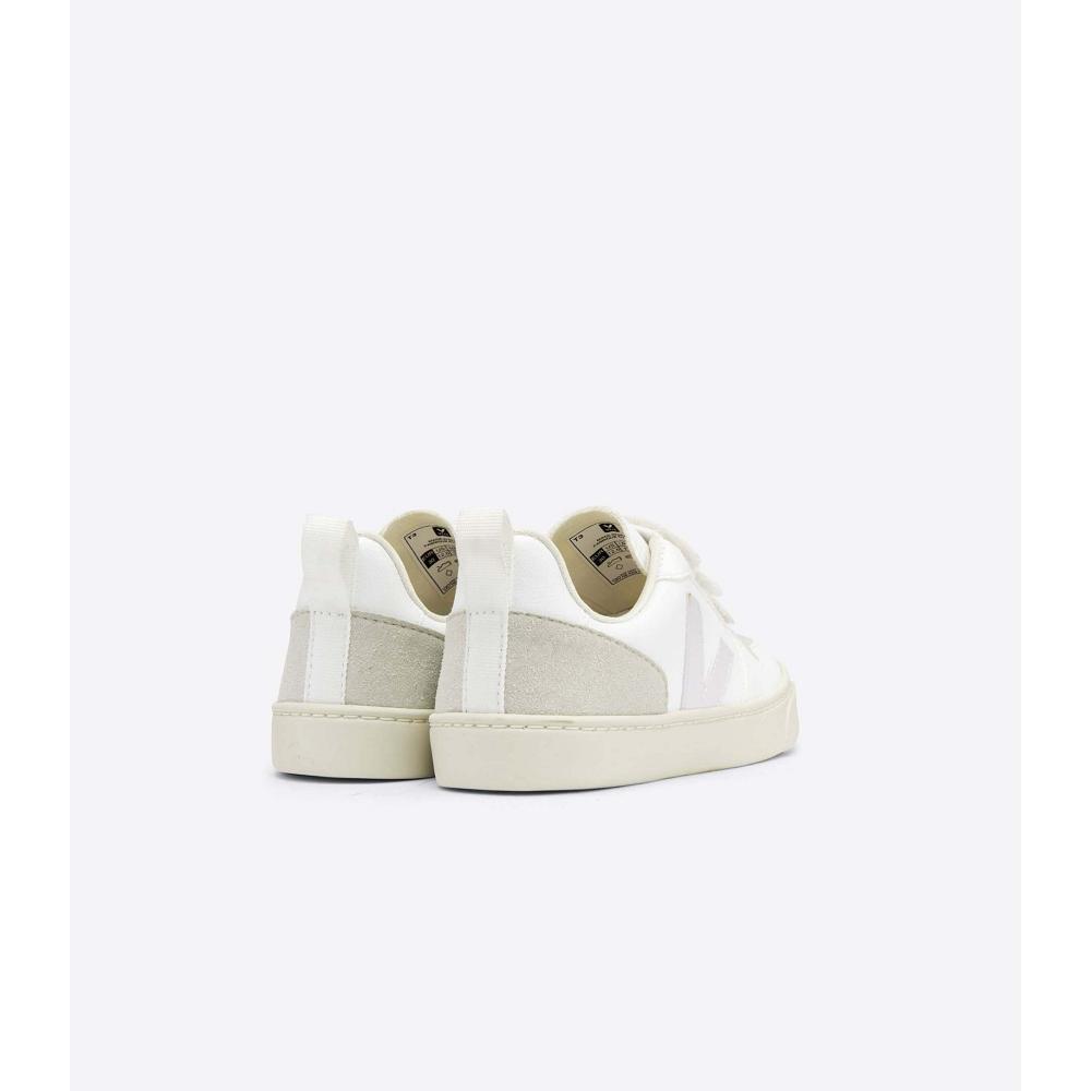 Veja V-10 CWL Sneakers Kinderen White/Beige | NL 868EBC